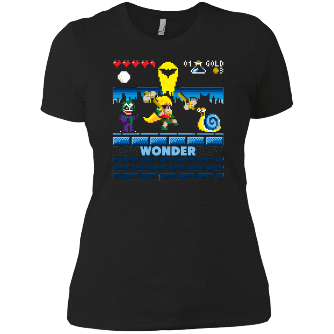T-Shirts Black / X-Small Boy Wonder Boy Women's Premium T-Shirt