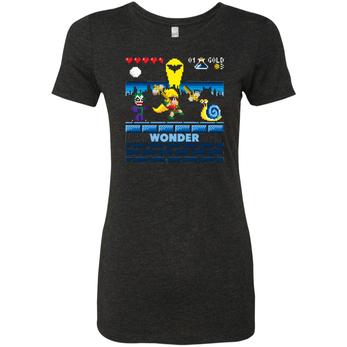 T-Shirts Vintage Black / Small Boy Wonder Boy Women's Triblend T-Shirt