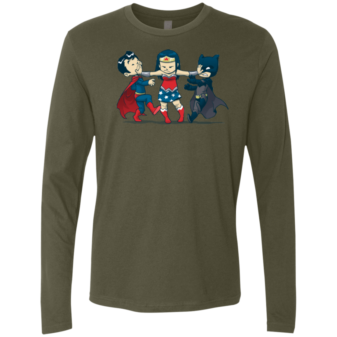 T-Shirts Military Green / Small Boys Men's Premium Long Sleeve