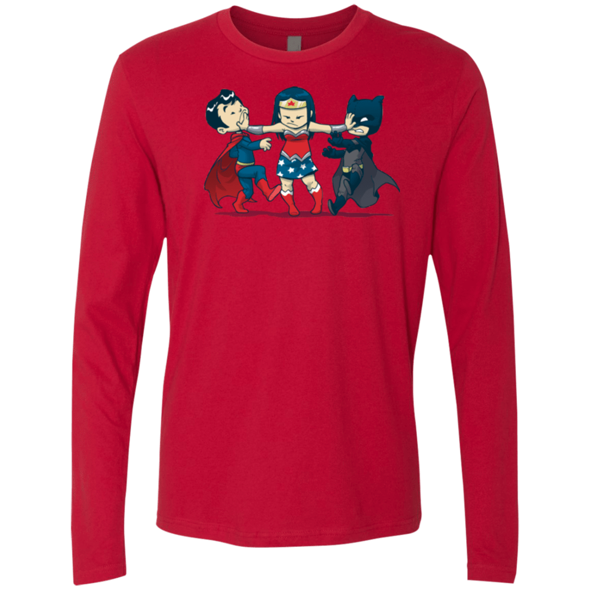 T-Shirts Red / Small Boys Men's Premium Long Sleeve