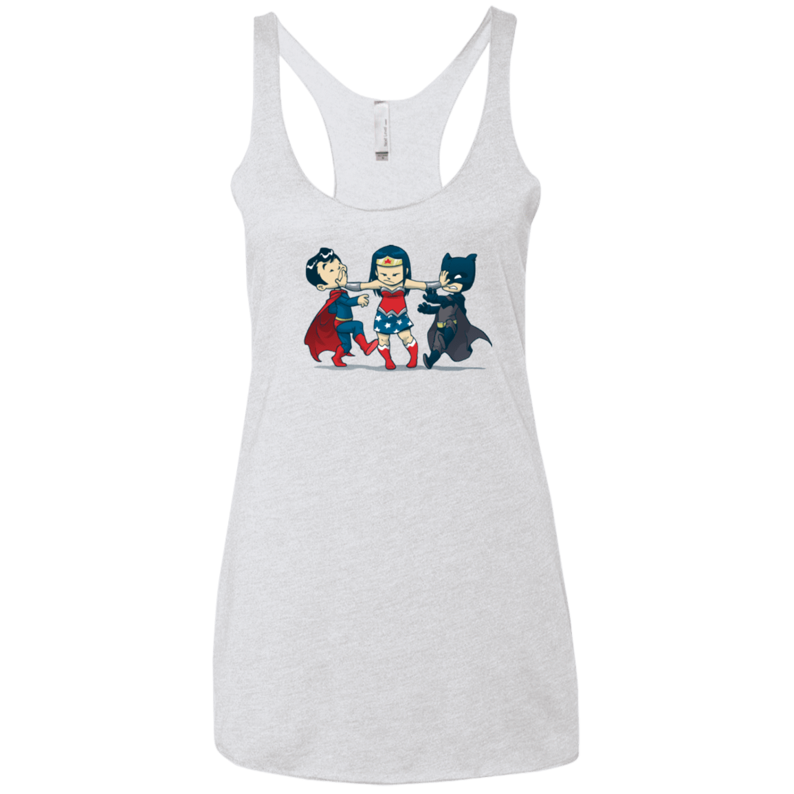 T-Shirts Heather White / X-Small Boys Women's Triblend Racerback Tank