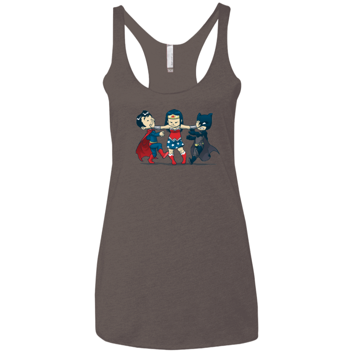 T-Shirts Macchiato / X-Small Boys Women's Triblend Racerback Tank