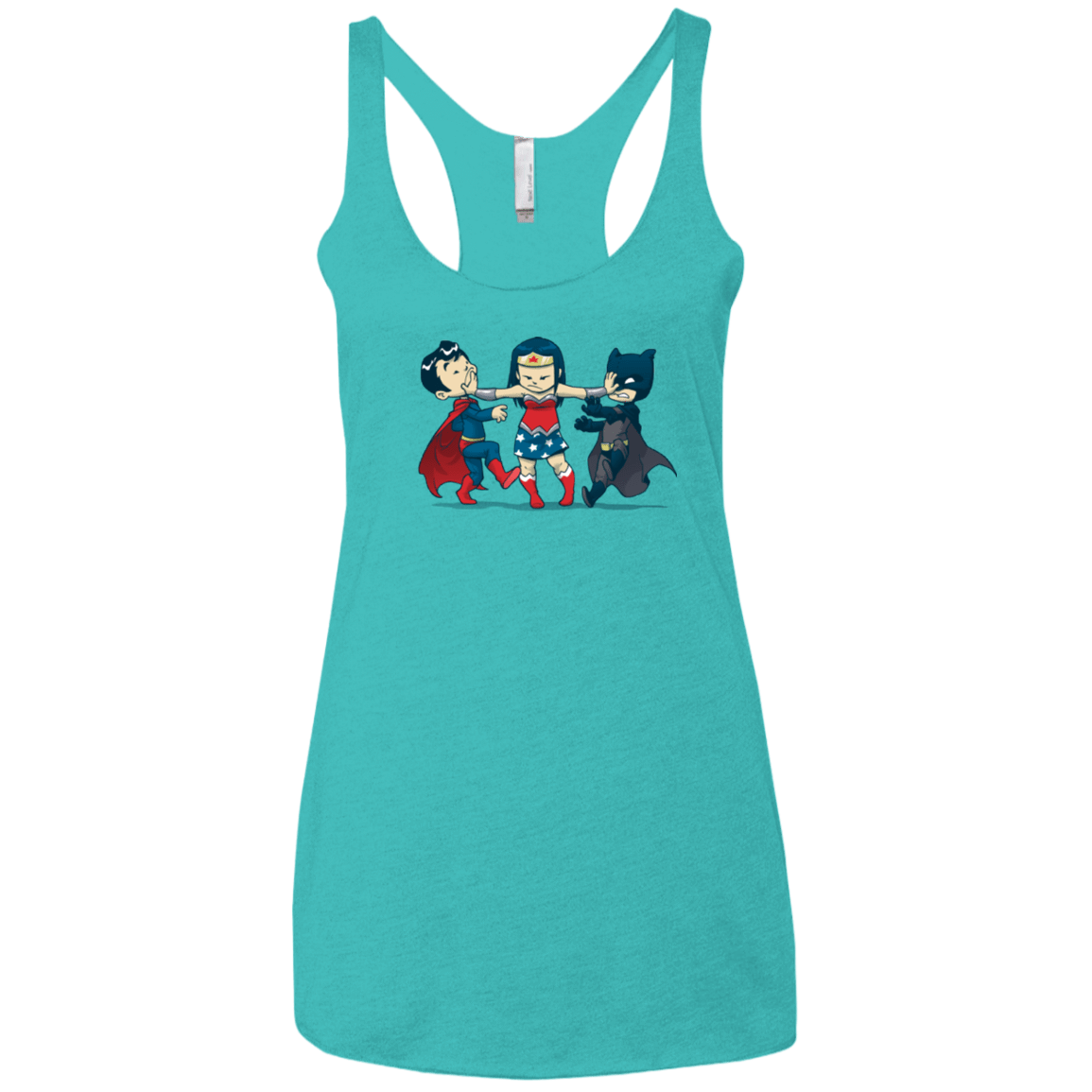 T-Shirts Tahiti Blue / X-Small Boys Women's Triblend Racerback Tank