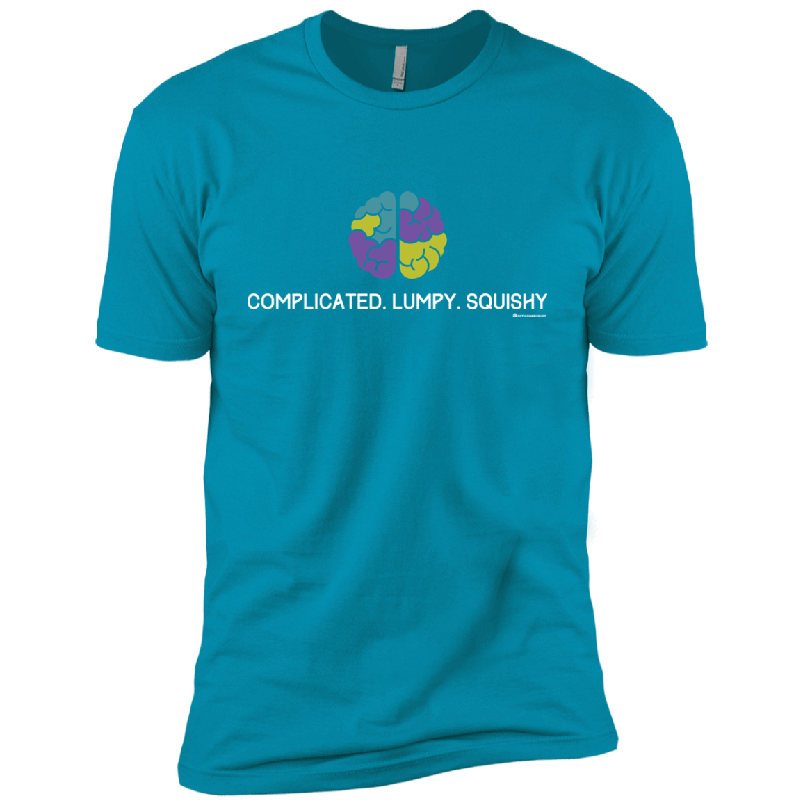 T-Shirts Turquoise / YXS Brain Boys Premium T-Shirt