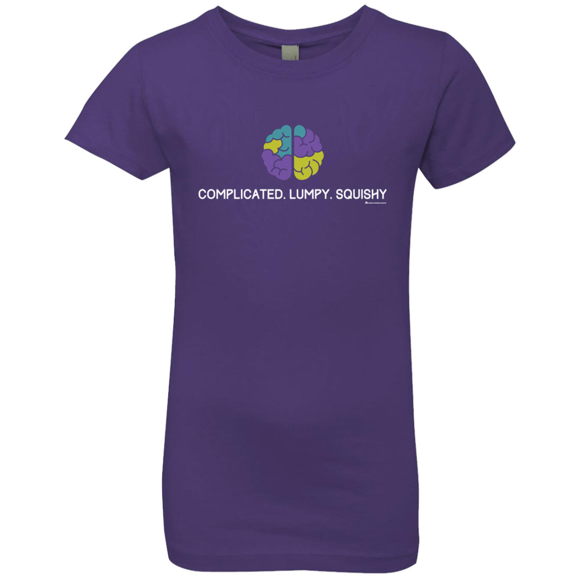 T-Shirts Purple Rush / YXS Brain Girls Premium T-Shirt
