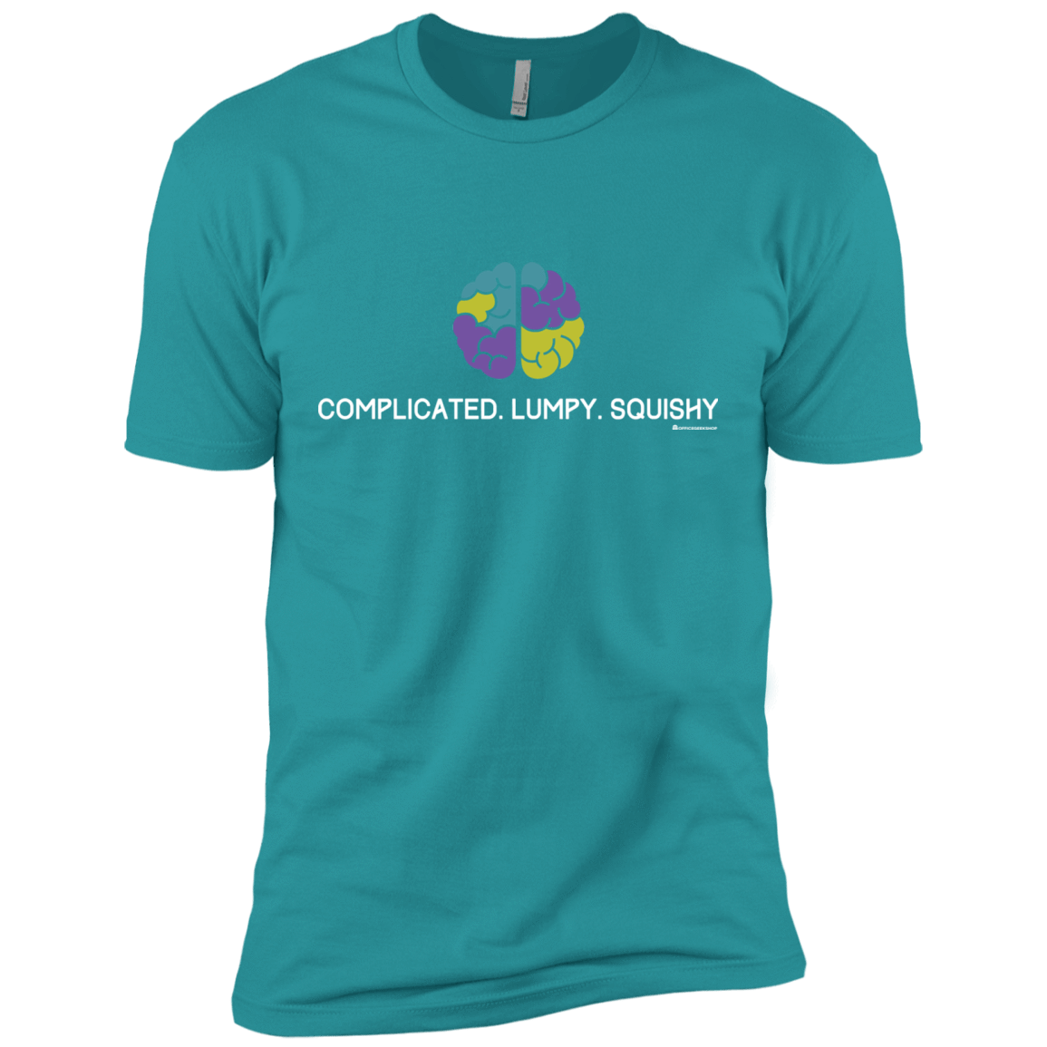 T-Shirts Tahiti Blue / X-Small Brain Men's Premium T-Shirt