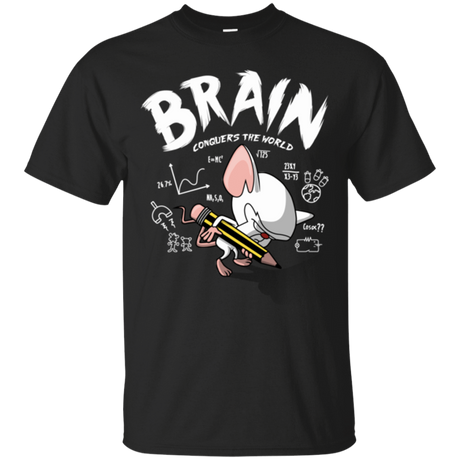 T-Shirts Black / Small Brain vs The World T-Shirt