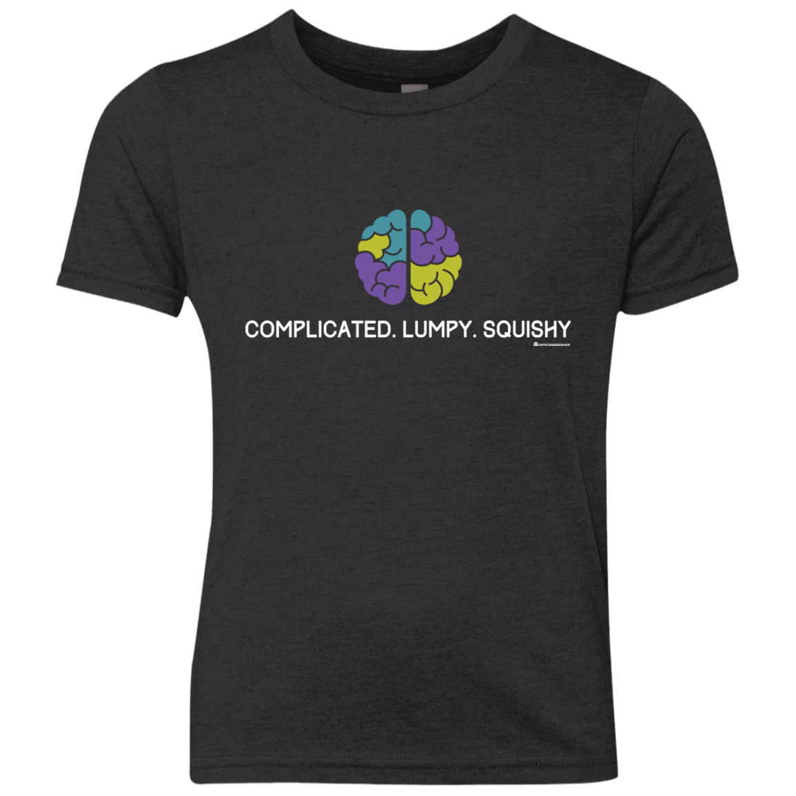 T-Shirts Vintage Black / YXS Brain Youth Triblend T-Shirt