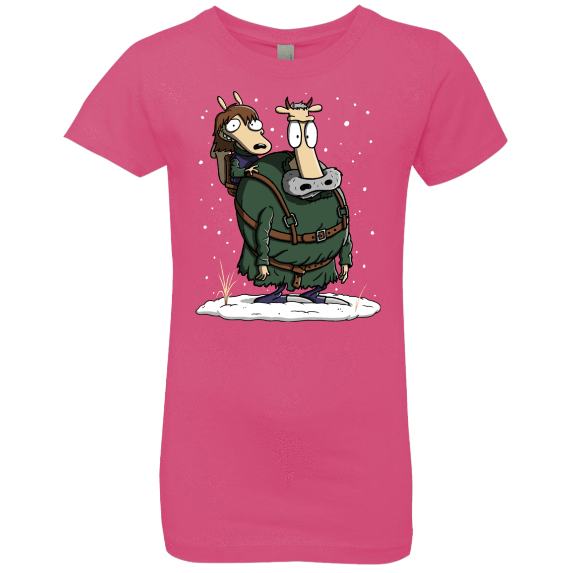 T-Shirts Hot Pink / YXS Bran's Modern Life Girls Premium T-Shirt