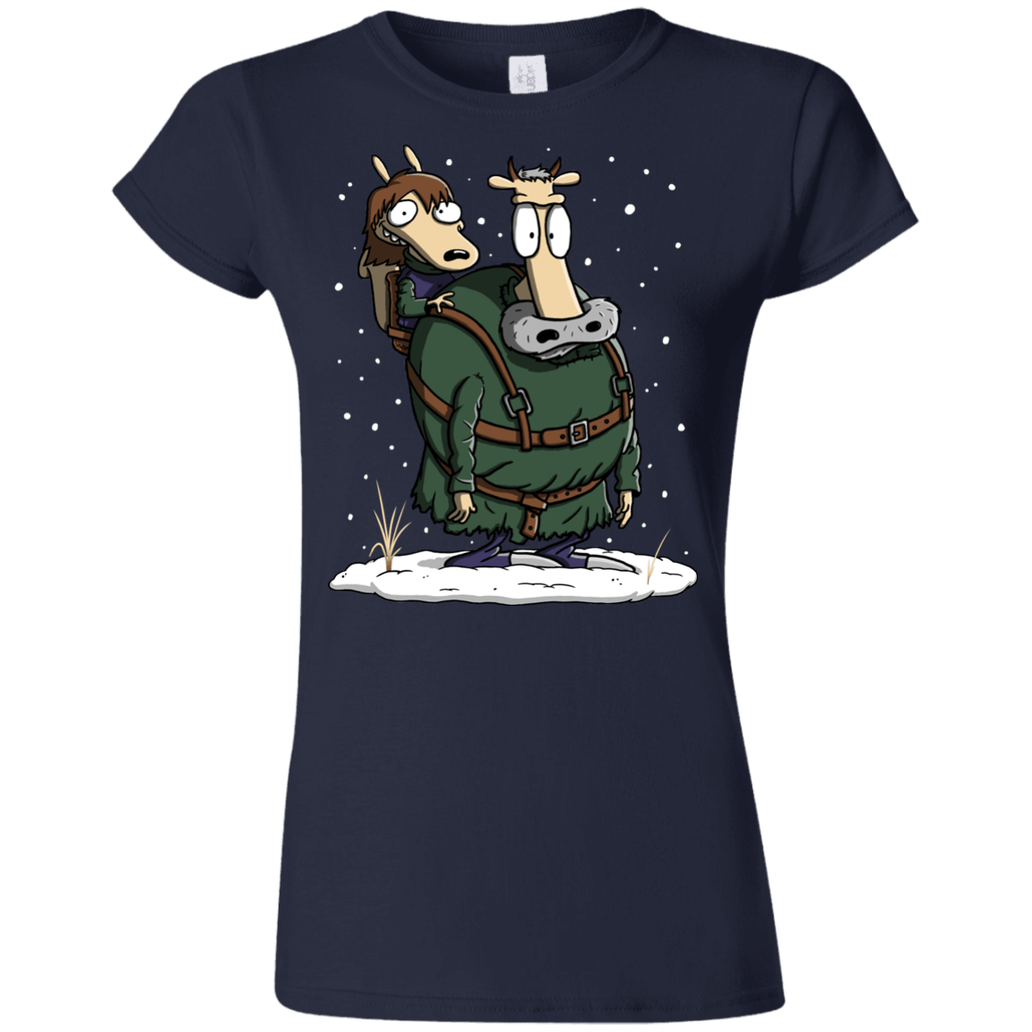 T-Shirts Navy / S Bran's Modern Life Junior Slimmer-Fit T-Shirt