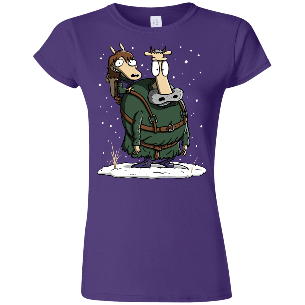 T-Shirts Purple / S Bran's Modern Life Junior Slimmer-Fit T-Shirt