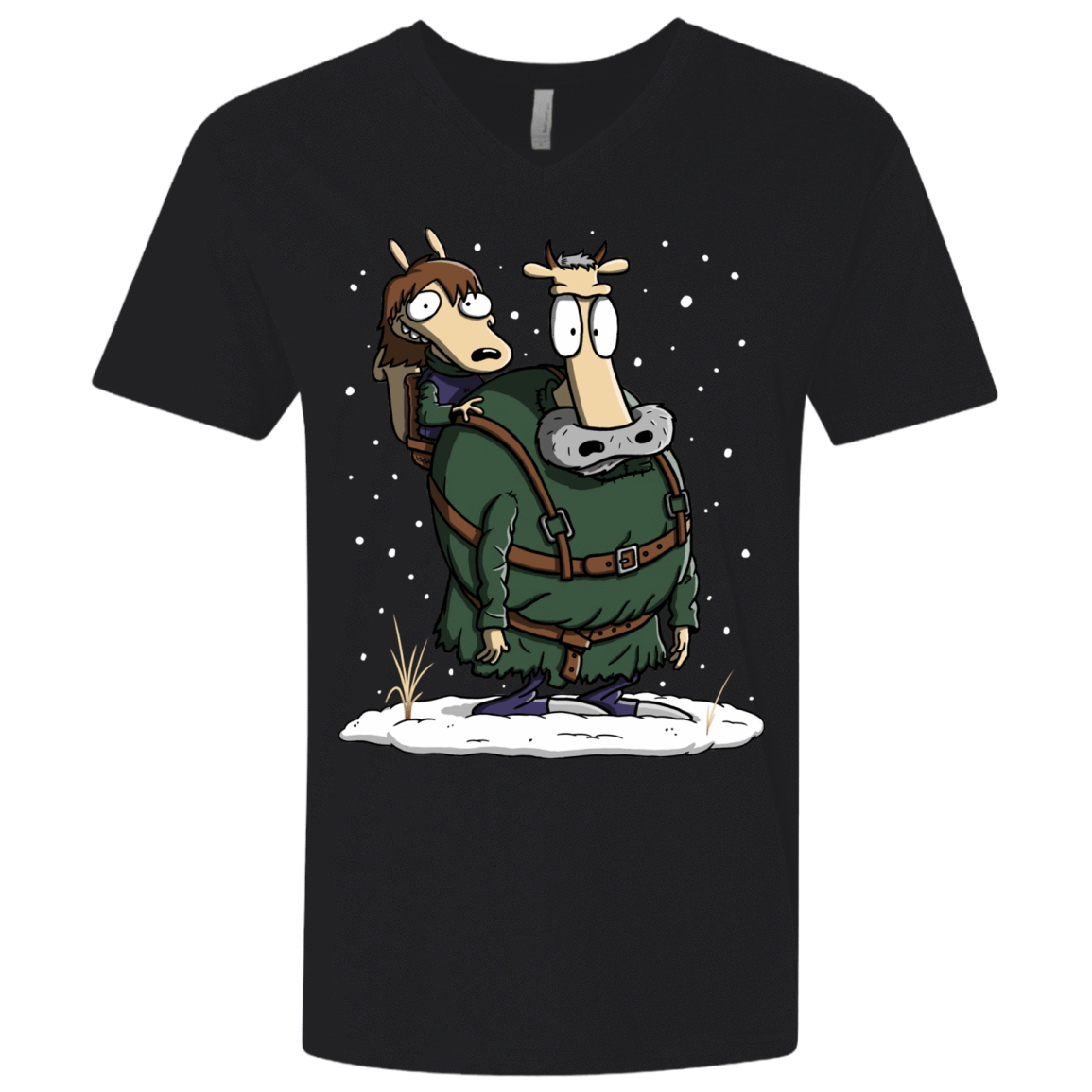 T-Shirts Black / X-Small Bran's Modern Life Men's Premium V-Neck