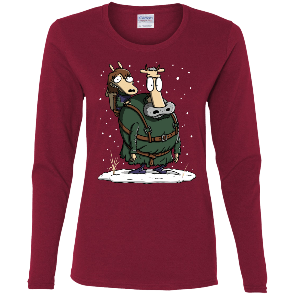 T-Shirts Cardinal / S Bran's Modern Life Women's Long Sleeve T-Shirt