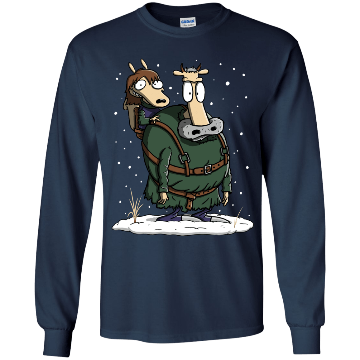 T-Shirts Navy / YS Bran's Modern Life Youth Long Sleeve T-Shirt