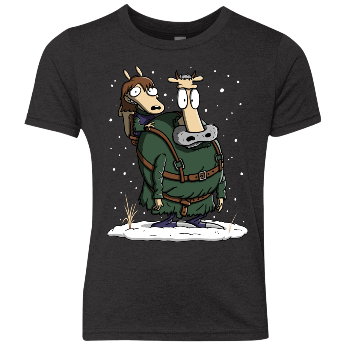 T-Shirts Vintage Black / YXS Bran's Modern Life Youth Triblend T-Shirt