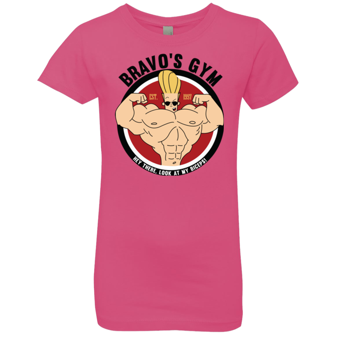 T-Shirts Hot Pink / YXS Bravo's Gym Girls Premium T-Shirt