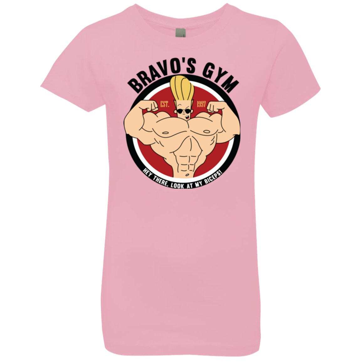 T-Shirts Light Pink / YXS Bravo's Gym Girls Premium T-Shirt