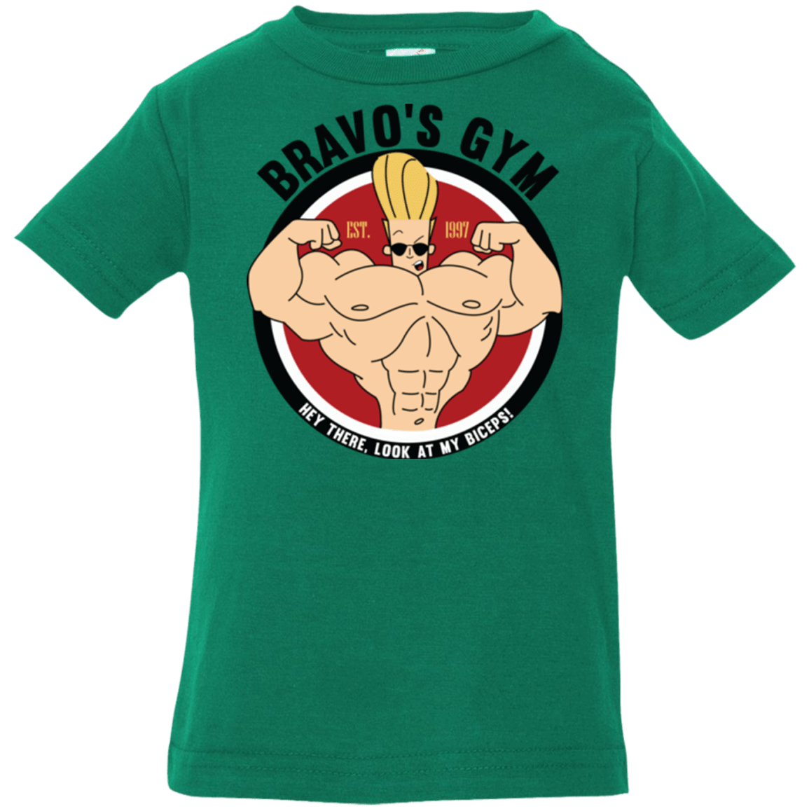 T-Shirts Kelly / 6 Months Bravo's Gym Infant Premium T-Shirt