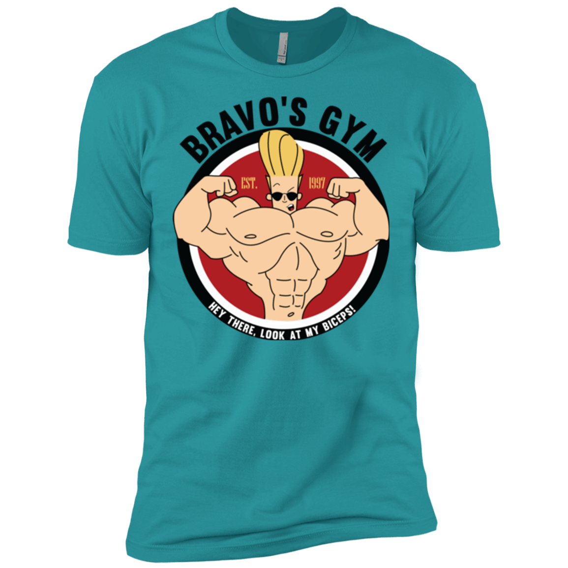 T-Shirts Tahiti Blue / X-Small Bravo's Gym Men's Premium T-Shirt