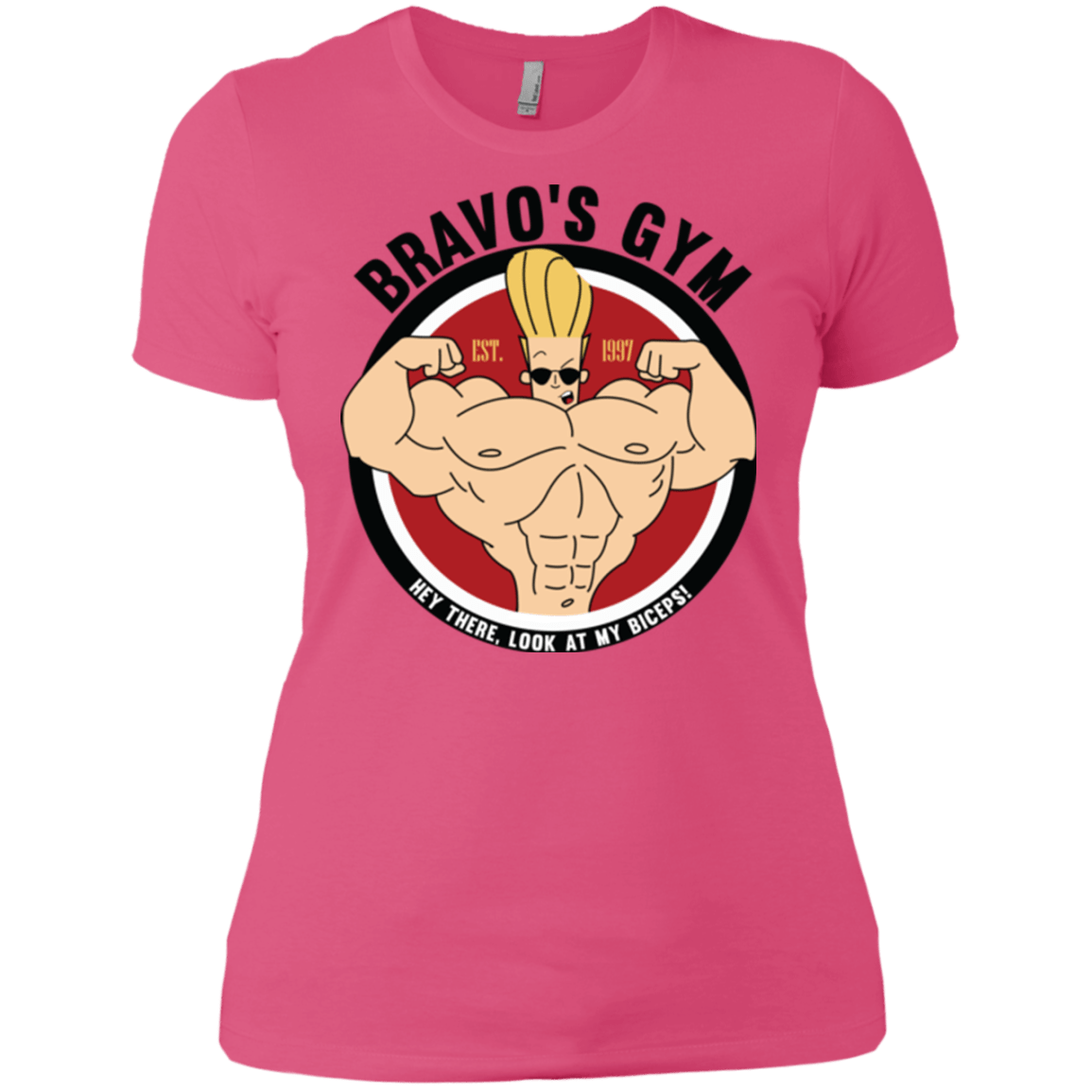 T-Shirts Hot Pink / X-Small Bravo's Gym Women's Premium T-Shirt