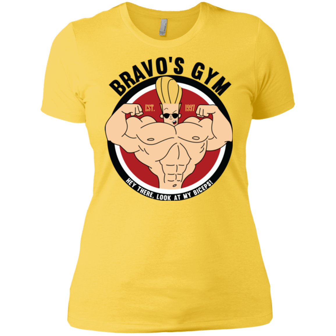 T-Shirts Vibrant Yellow / X-Small Bravo's Gym Women's Premium T-Shirt