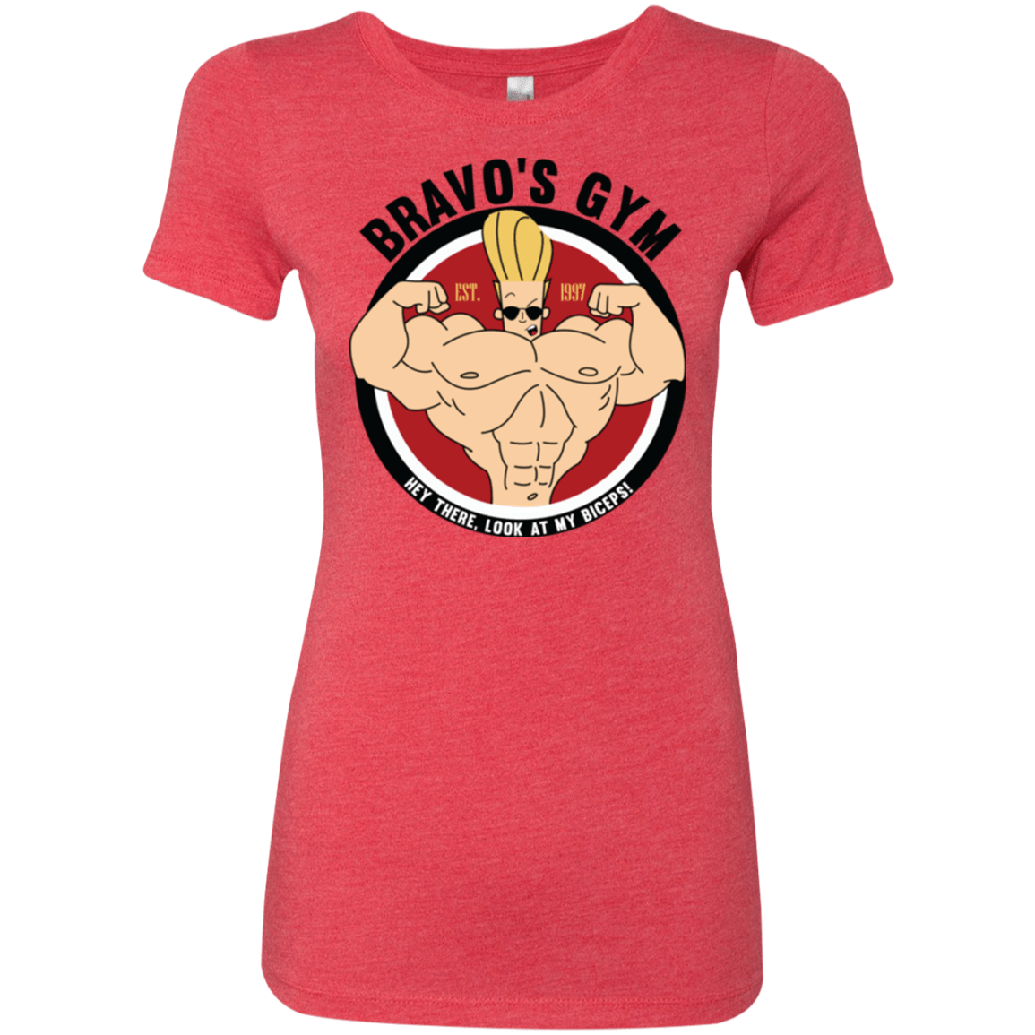 T-Shirts Vintage Red / Small Bravo's Gym Women's Triblend T-Shirt