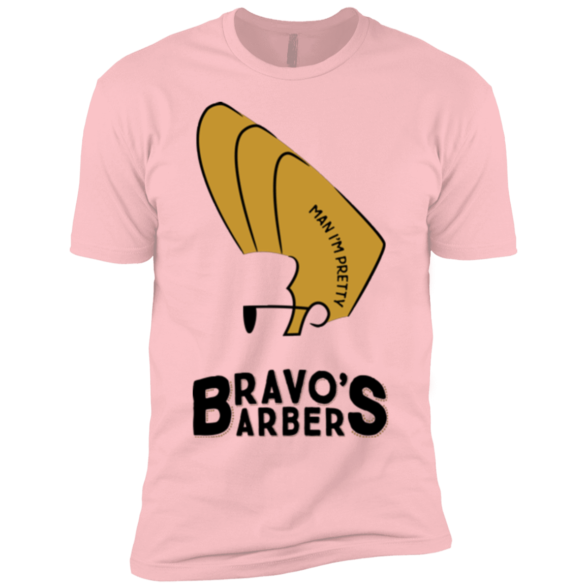 T-Shirts Light Pink / YXS Bravos Barbers Boys Premium T-Shirt