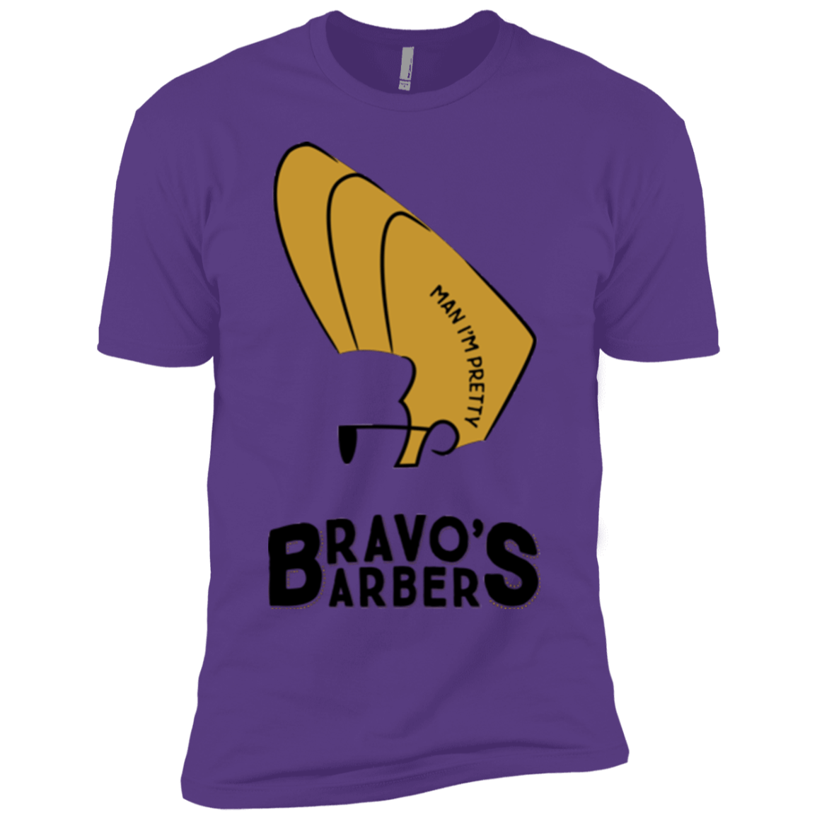 T-Shirts Purple Rush / YXS Bravos Barbers Boys Premium T-Shirt