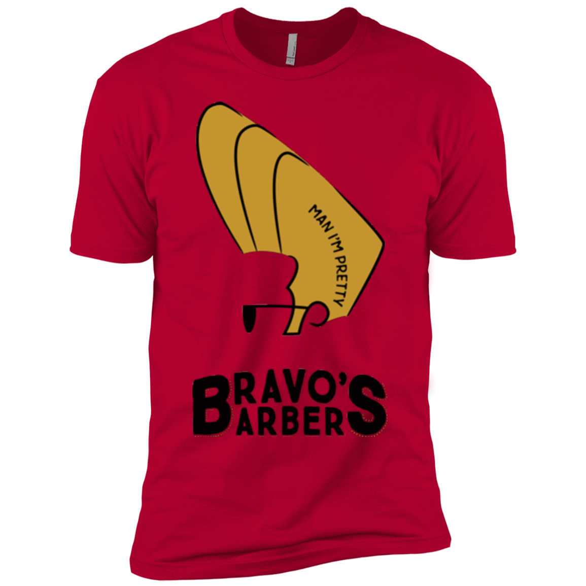 T-Shirts Red / YXS Bravos Barbers Boys Premium T-Shirt