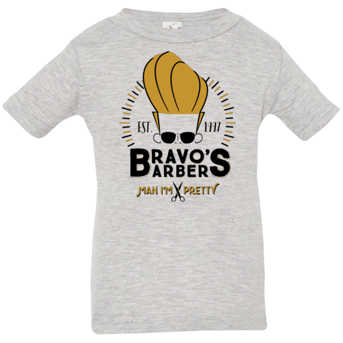 T-Shirts Heather / 6 Months Bravos Barbers Infant Premium T-Shirt