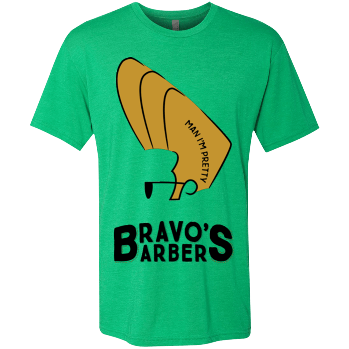 T-Shirts Envy / S Bravos Barbers Men's Triblend T-Shirt