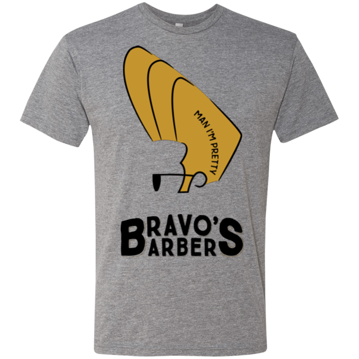 T-Shirts Premium Heather / S Bravos Barbers Men's Triblend T-Shirt