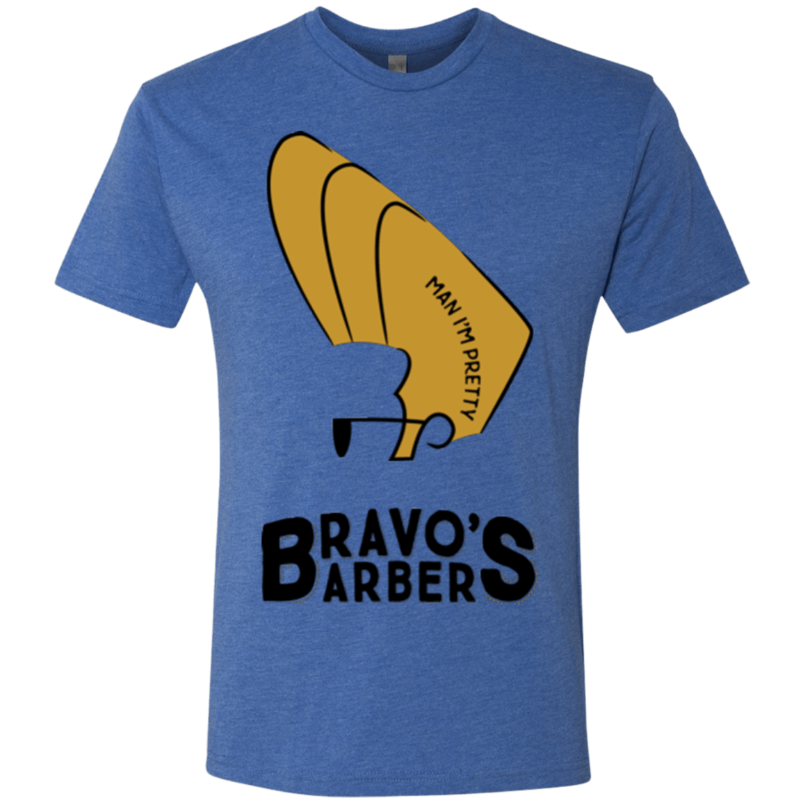 T-Shirts Vintage Royal / S Bravos Barbers Men's Triblend T-Shirt