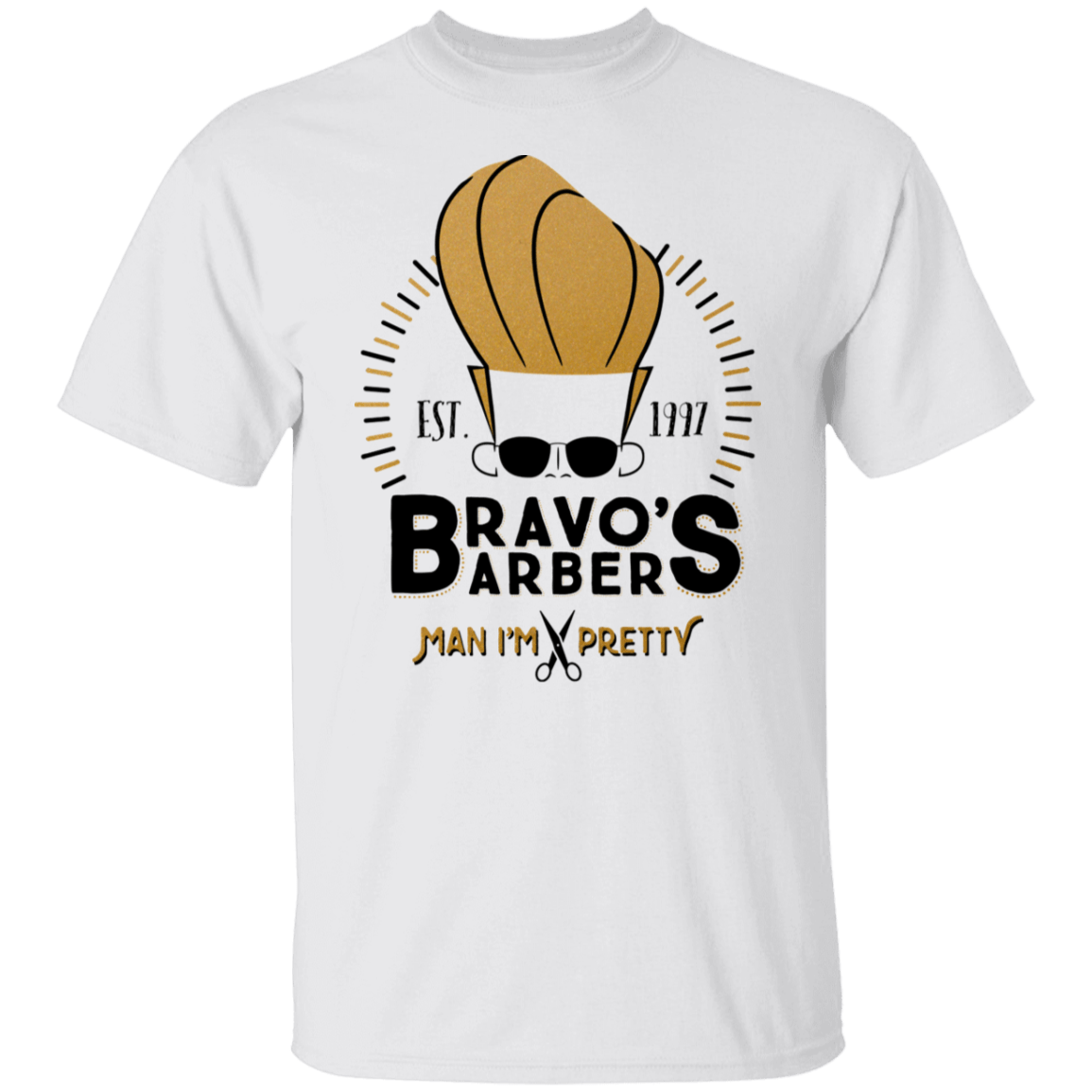 T-Shirts White / S Bravos Barbers T-Shirt