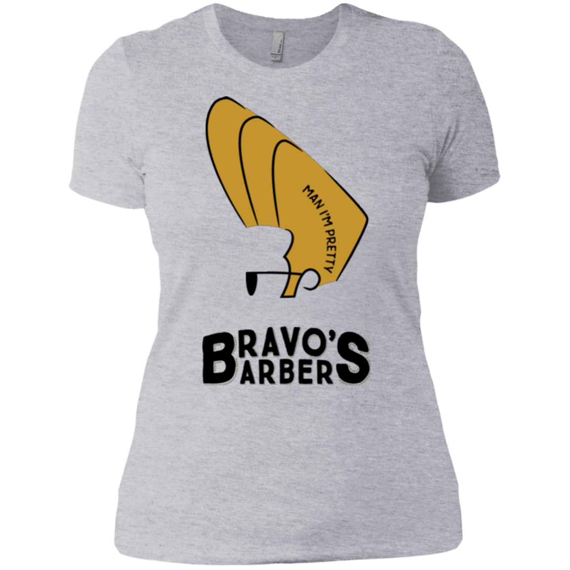 T-Shirts Heather Grey / X-Small Bravos Barbers Women's Premium T-Shirt