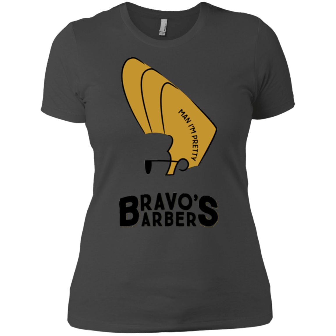 T-Shirts Heavy Metal / X-Small Bravos Barbers Women's Premium T-Shirt