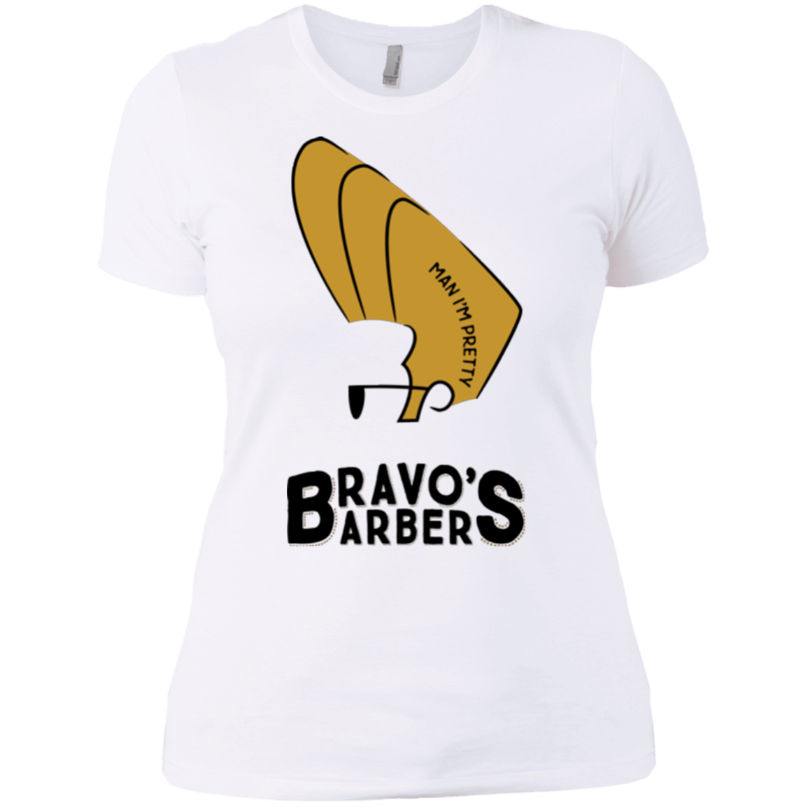 T-Shirts White / X-Small Bravos Barbers Women's Premium T-Shirt