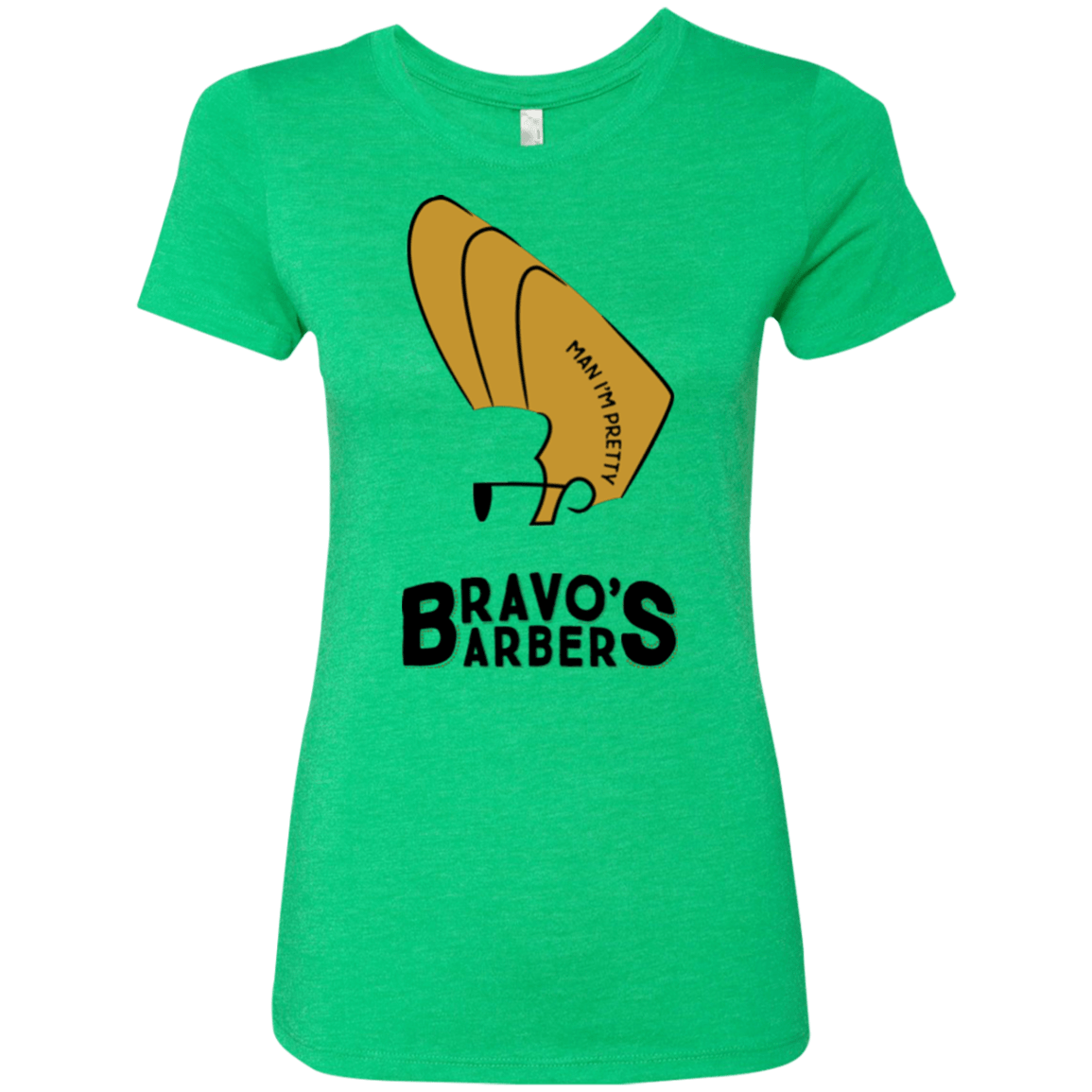 T-Shirts Envy / S Bravos Barbers Women's Triblend T-Shirt