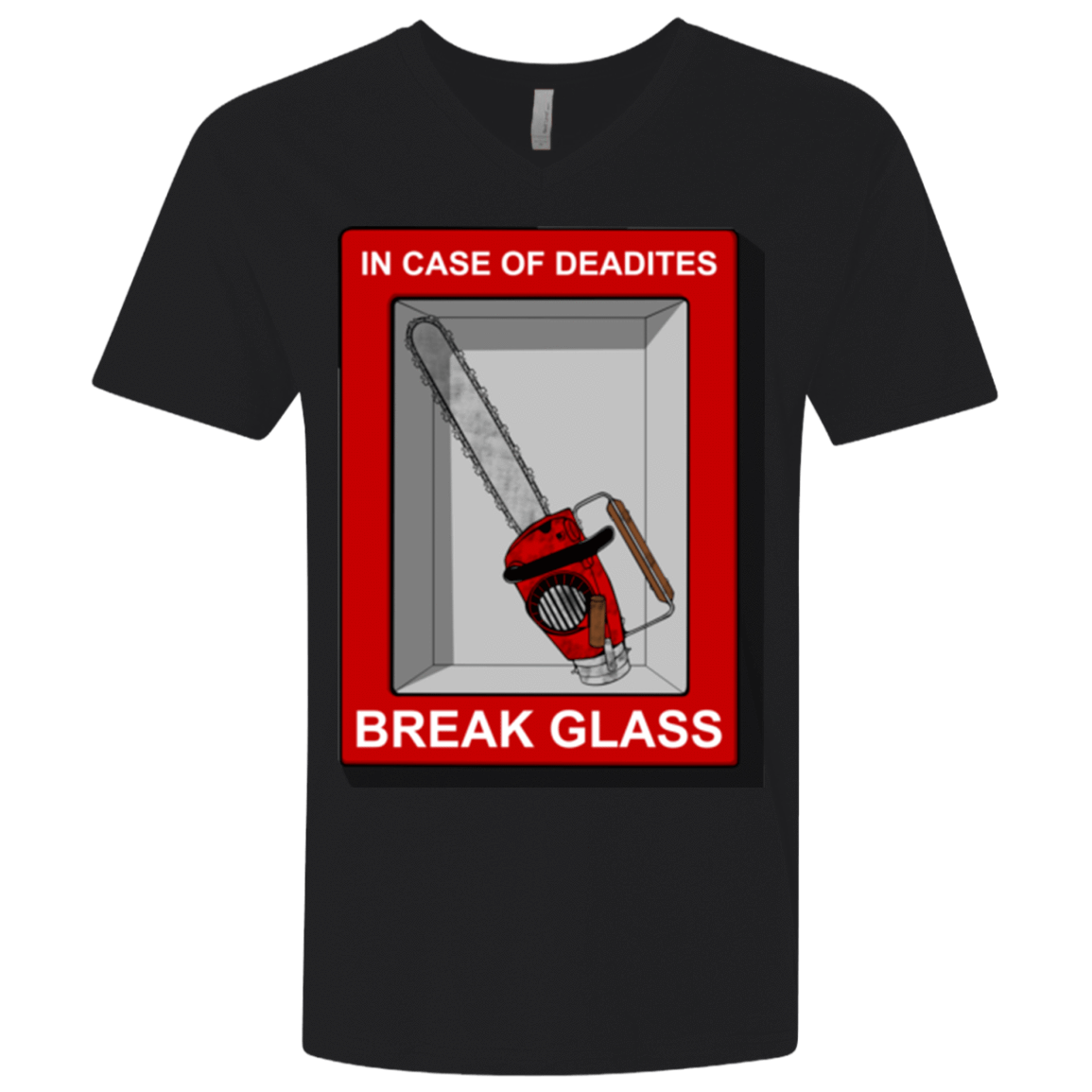T-Shirts Black / X-Small Break Glass Men's Premium V-Neck