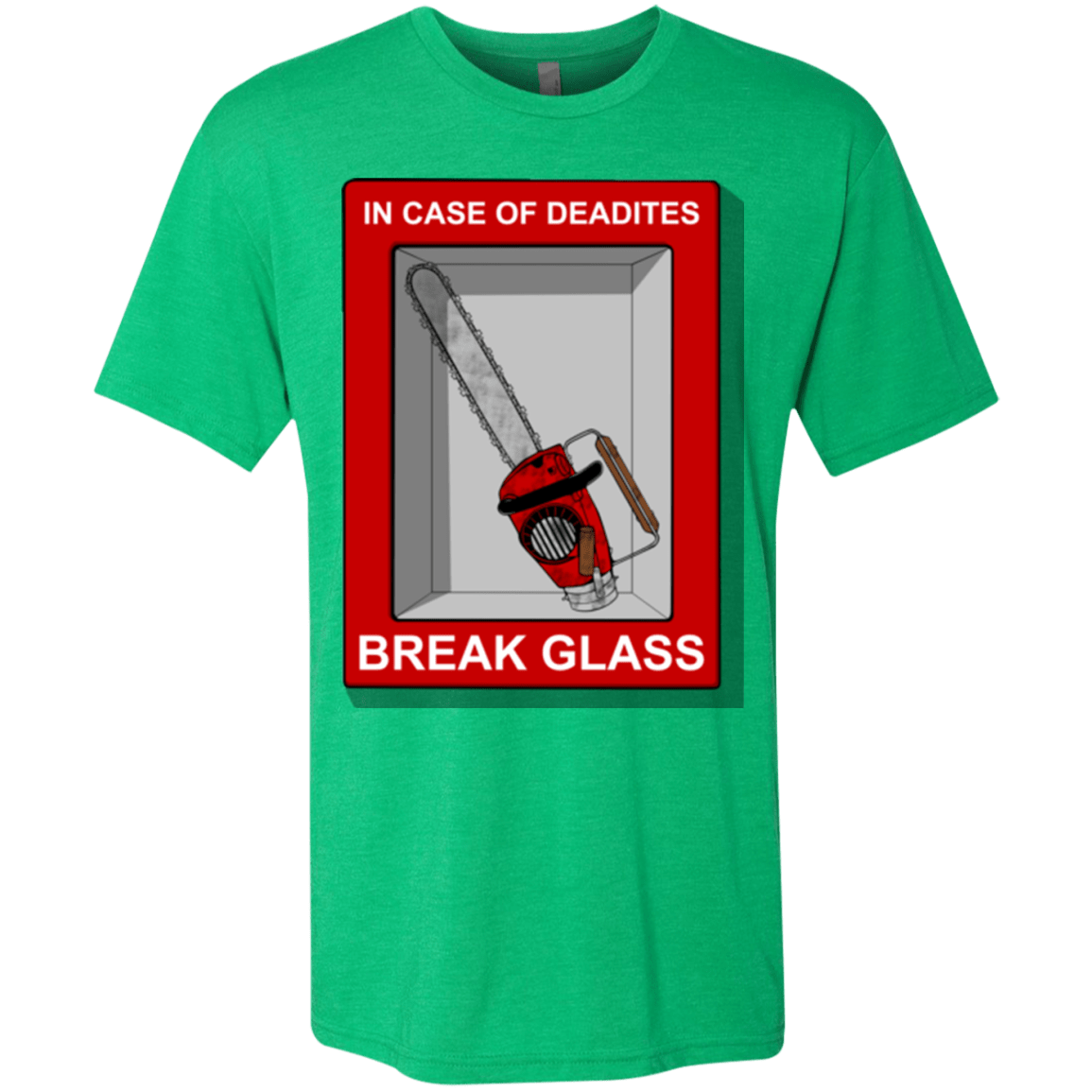 T-Shirts Envy / Small Break Glass Men's Triblend T-Shirt