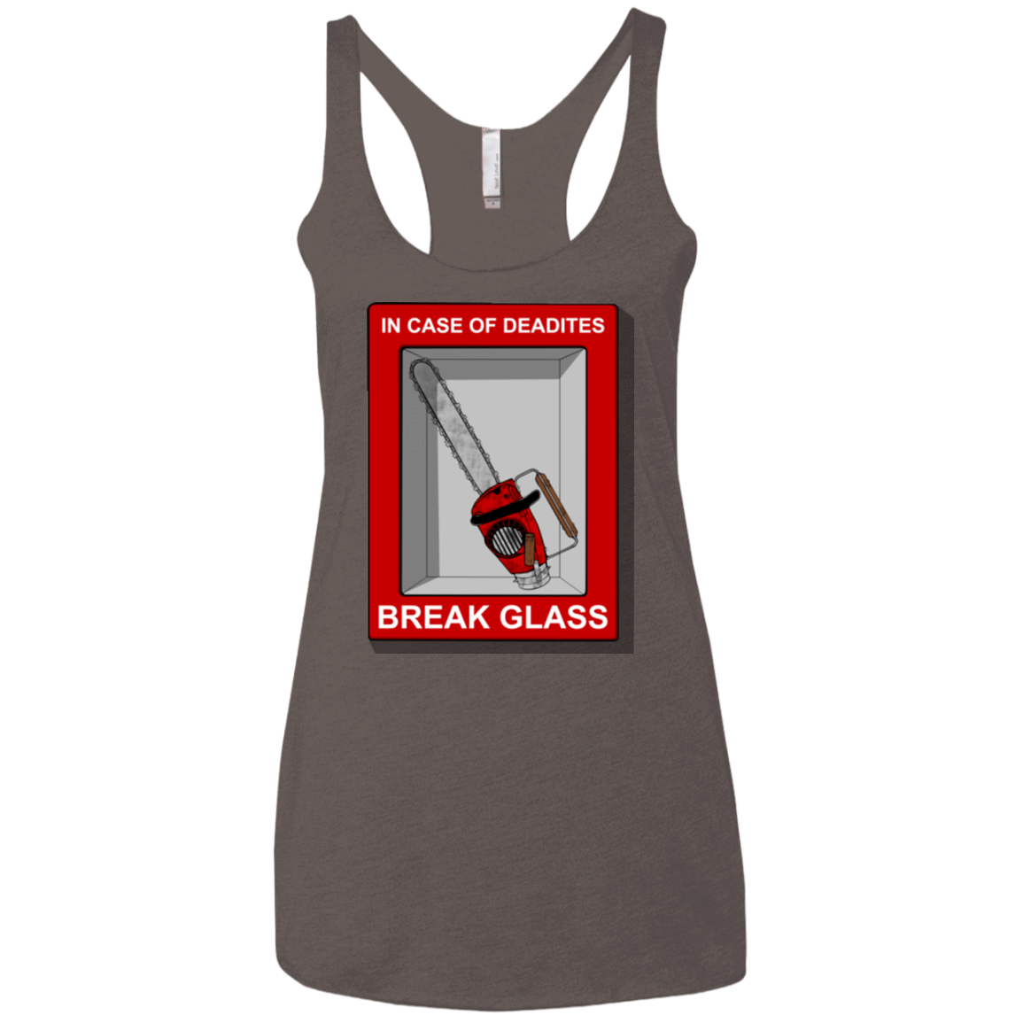 T-Shirts Macchiato / X-Small Break Glass Women's Triblend Racerback Tank