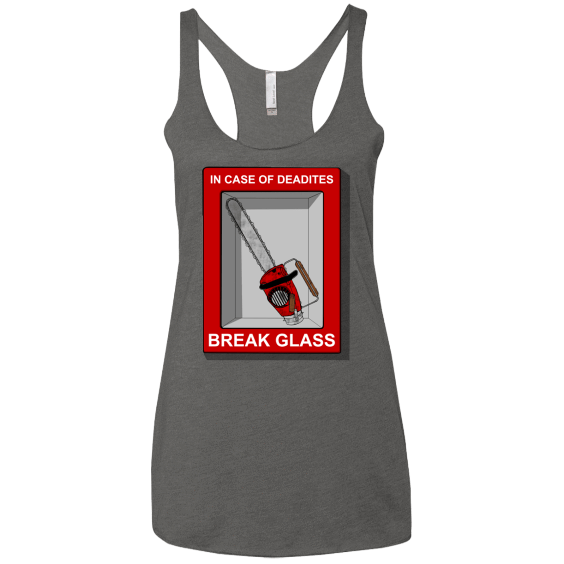 T-Shirts Premium Heather / X-Small Break Glass Women's Triblend Racerback Tank