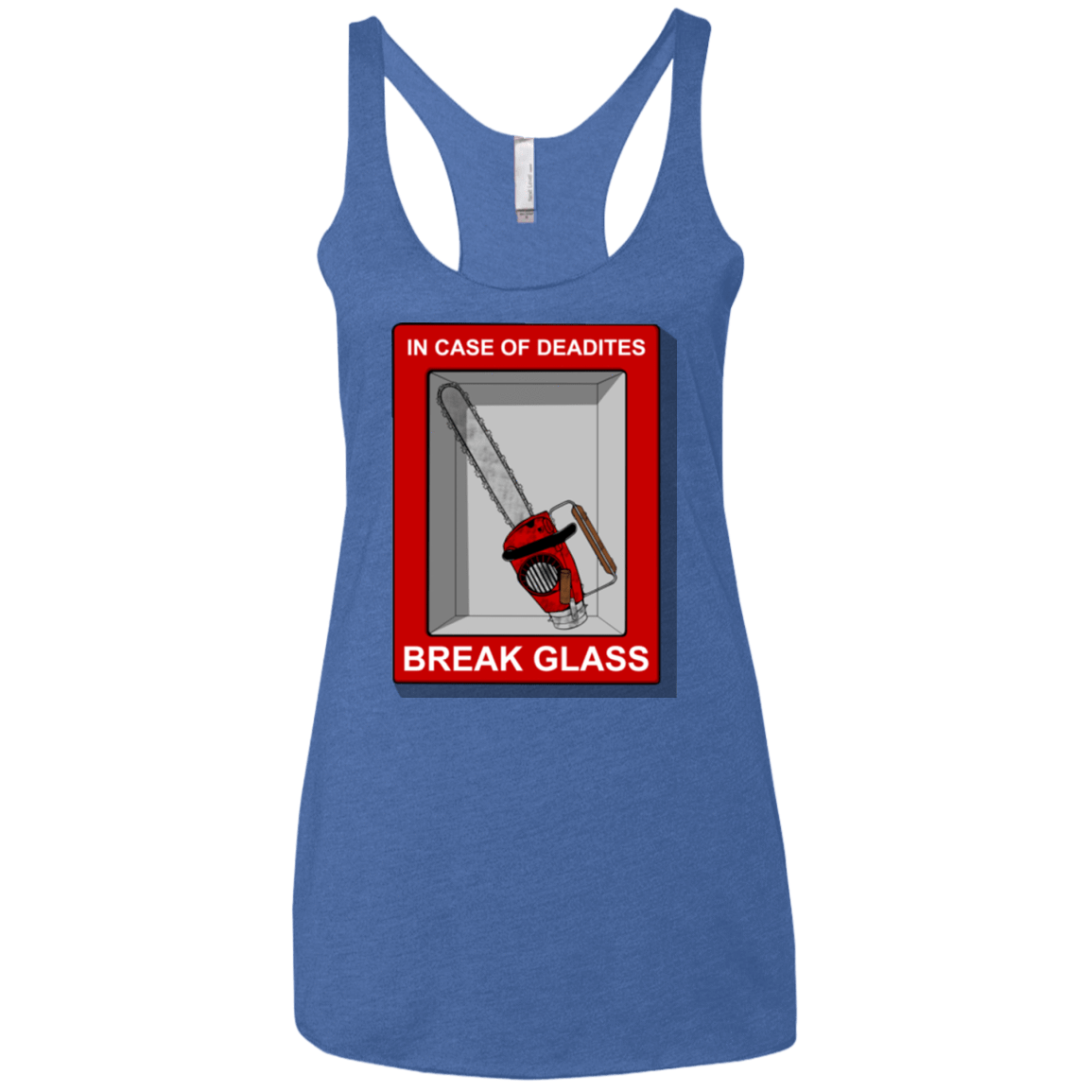 T-Shirts Vintage Royal / X-Small Break Glass Women's Triblend Racerback Tank
