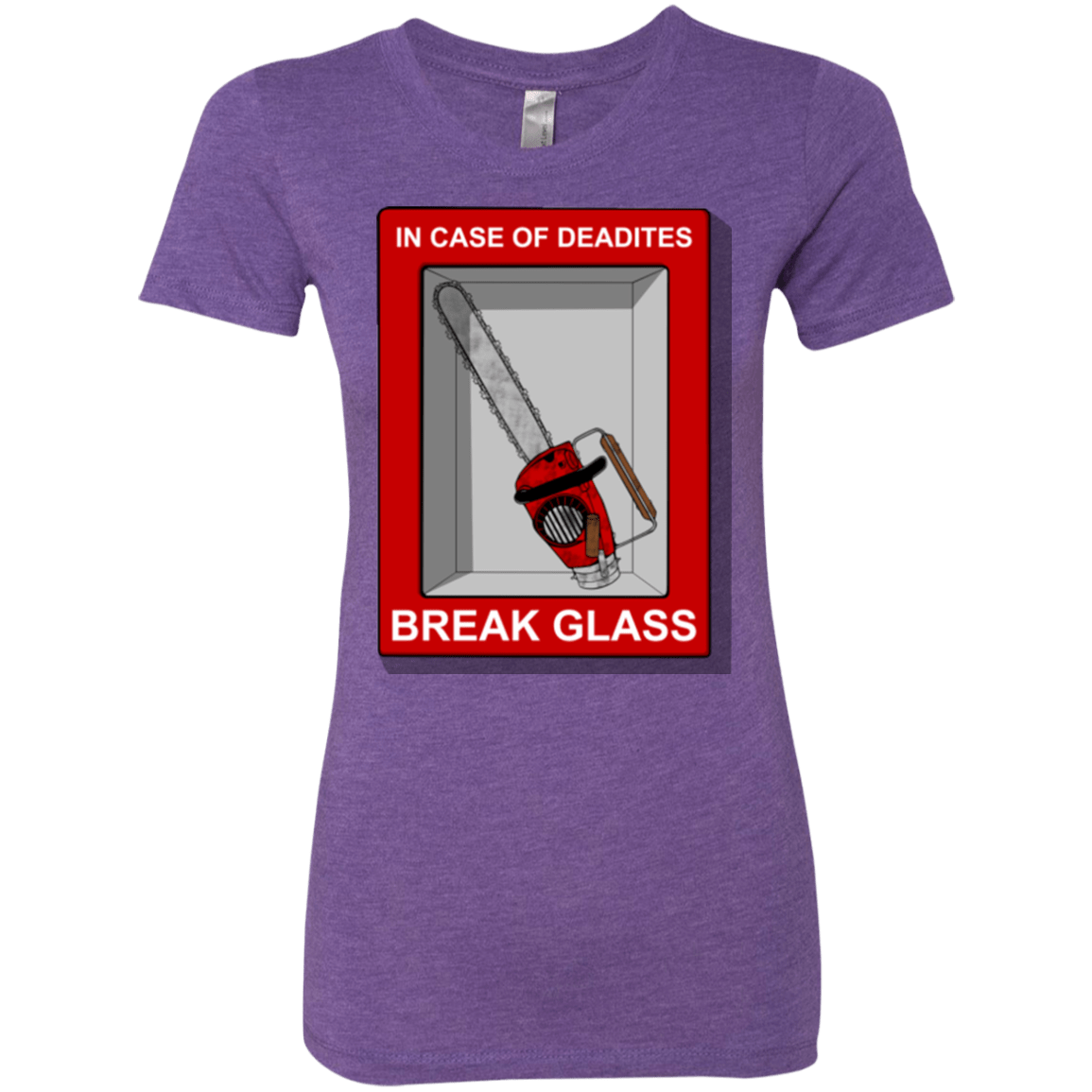 T-Shirts Purple Rush / Small Break Glass Women's Triblend T-Shirt