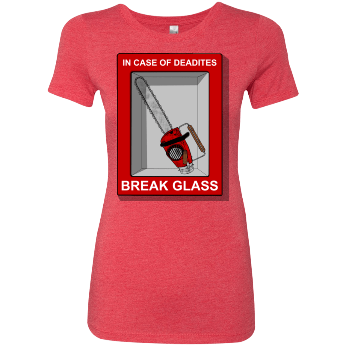 T-Shirts Vintage Red / Small Break Glass Women's Triblend T-Shirt