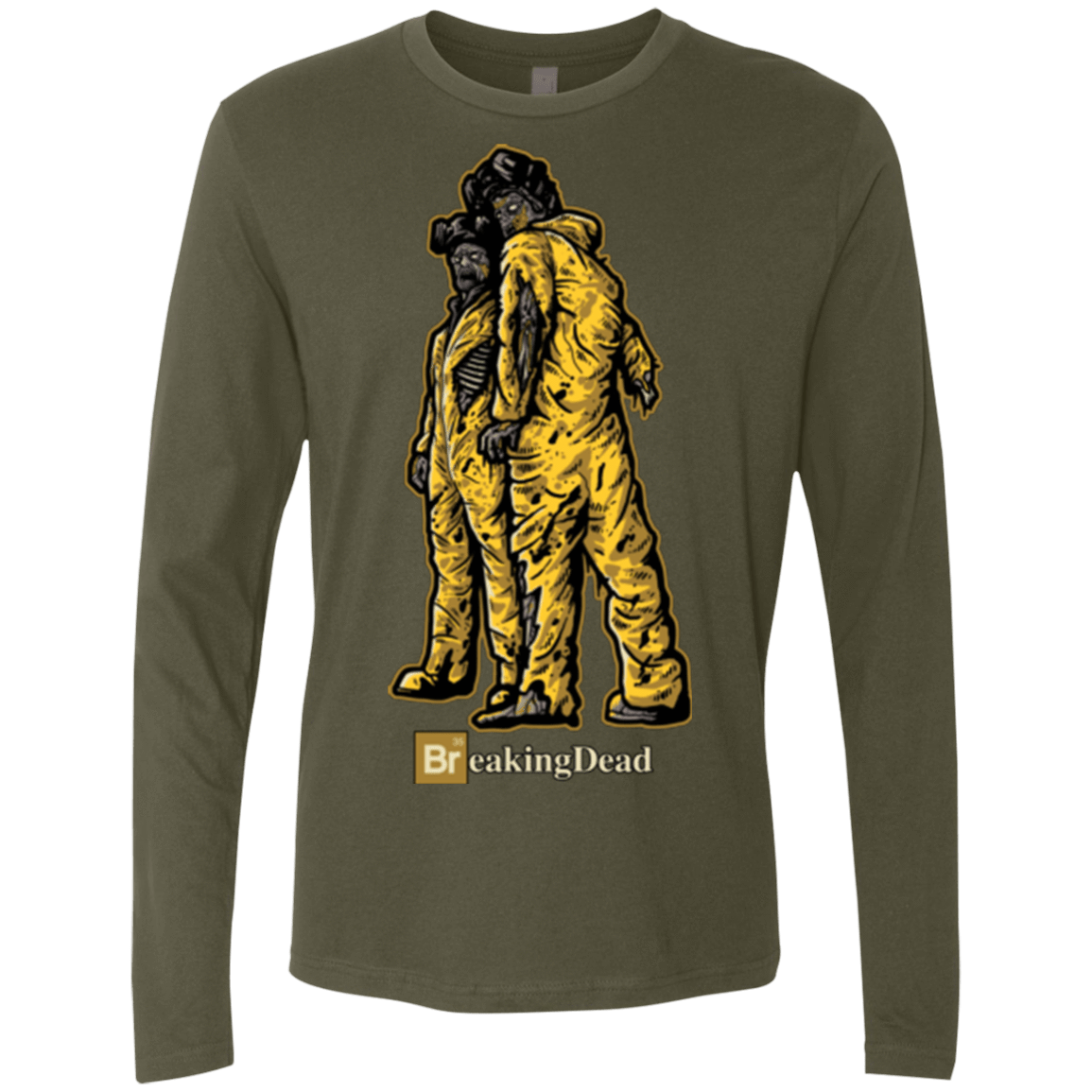 T-Shirts Military Green / Small BREAKING DEAD Men's Premium Long Sleeve