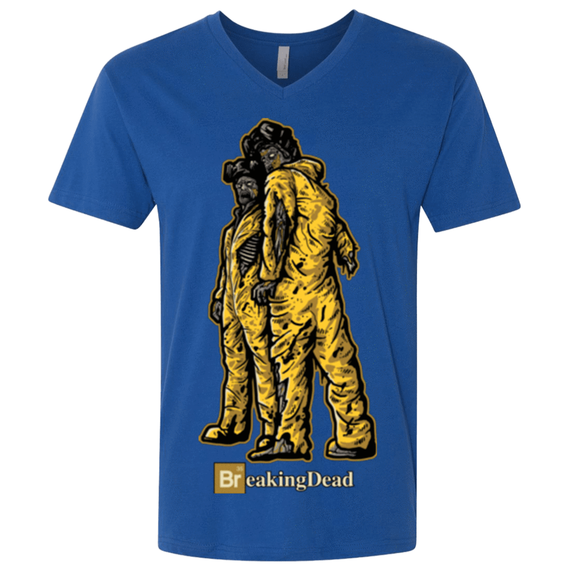 T-Shirts Royal / X-Small BREAKING DEAD Men's Premium V-Neck