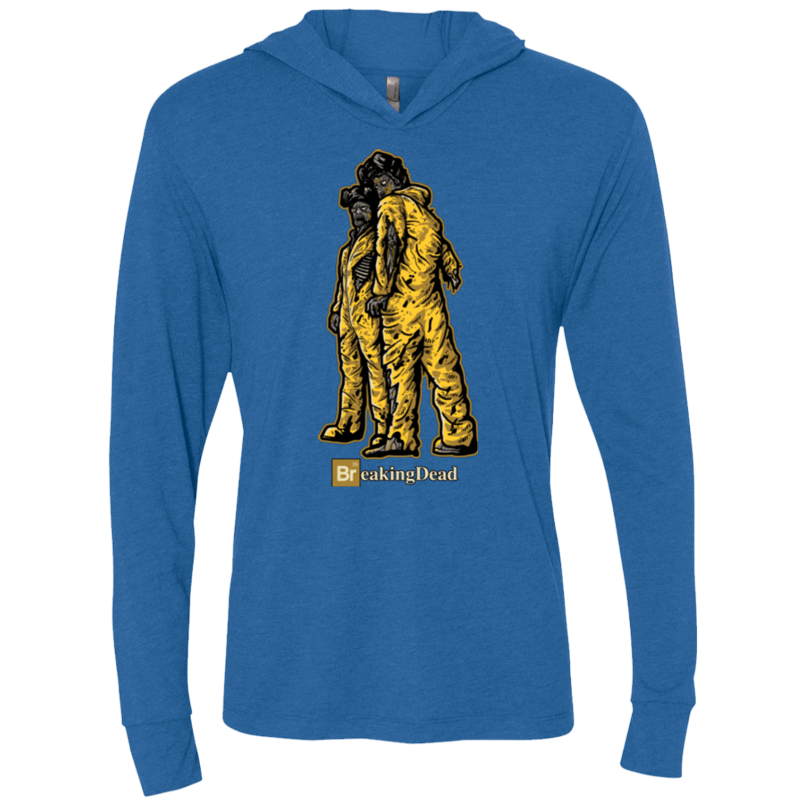 T-Shirts Vintage Royal / X-Small BREAKING DEAD Triblend Long Sleeve Hoodie Tee