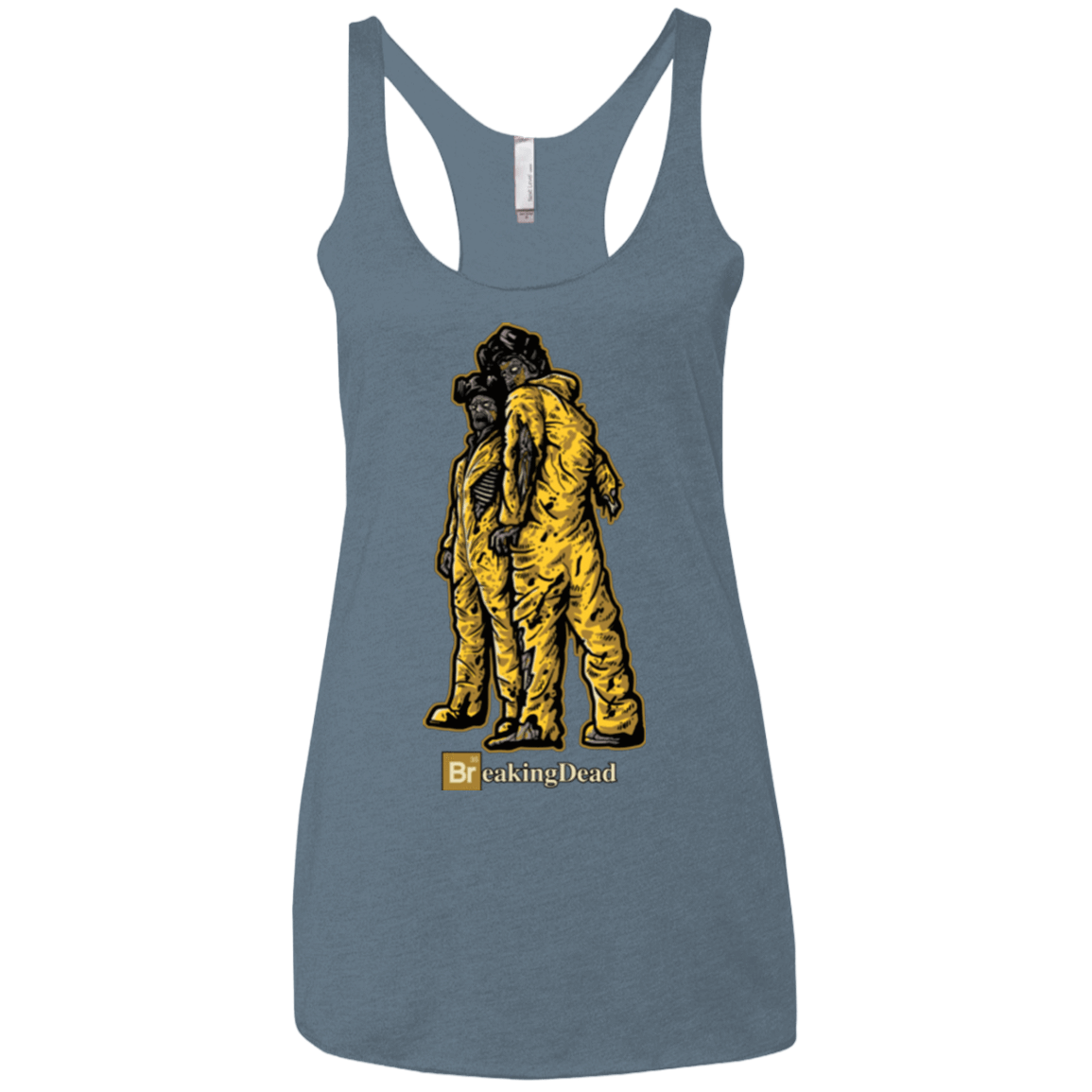 T-Shirts Indigo / X-Small BREAKING DEAD Women's Triblend Racerback Tank