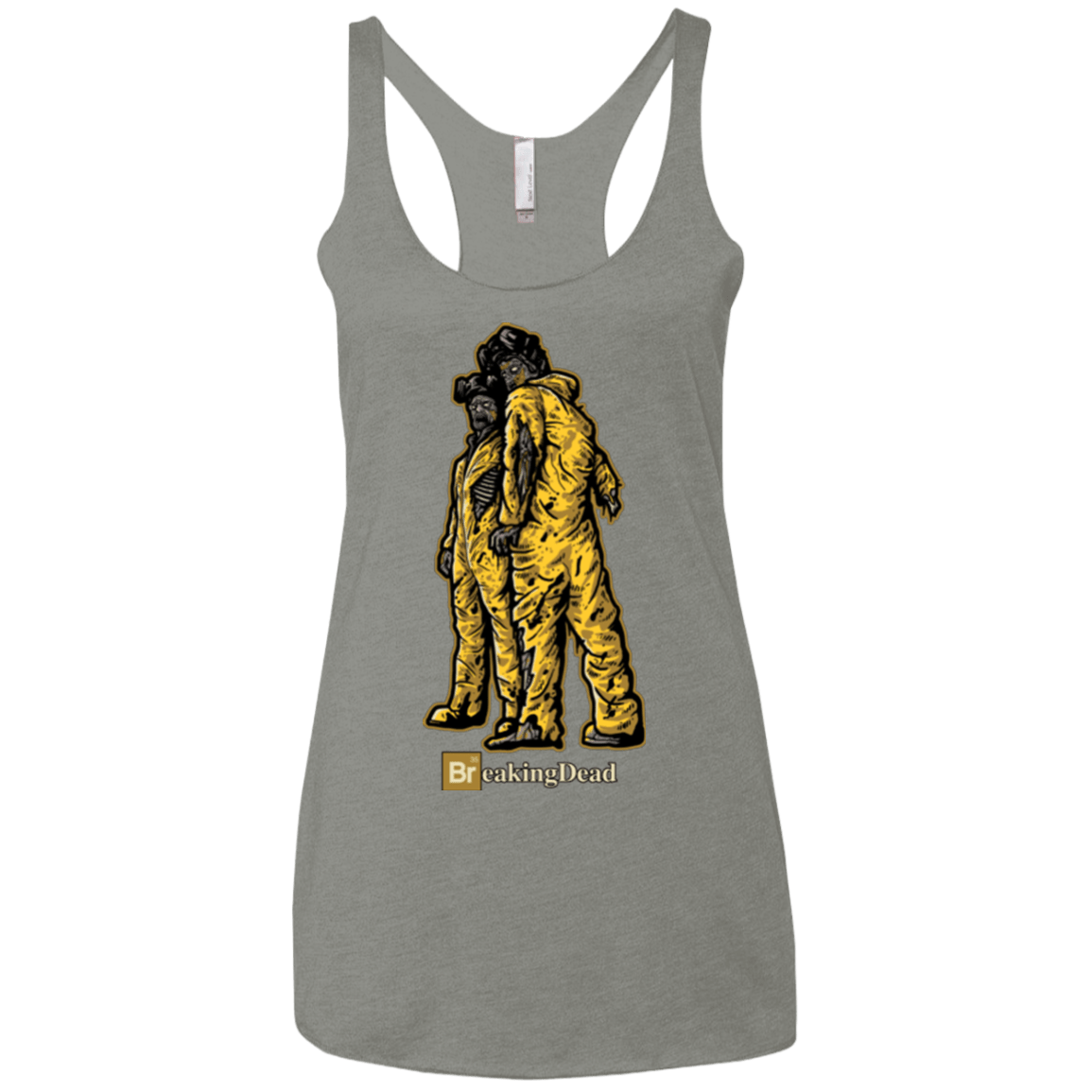 T-Shirts Venetian Grey / X-Small BREAKING DEAD Women's Triblend Racerback Tank